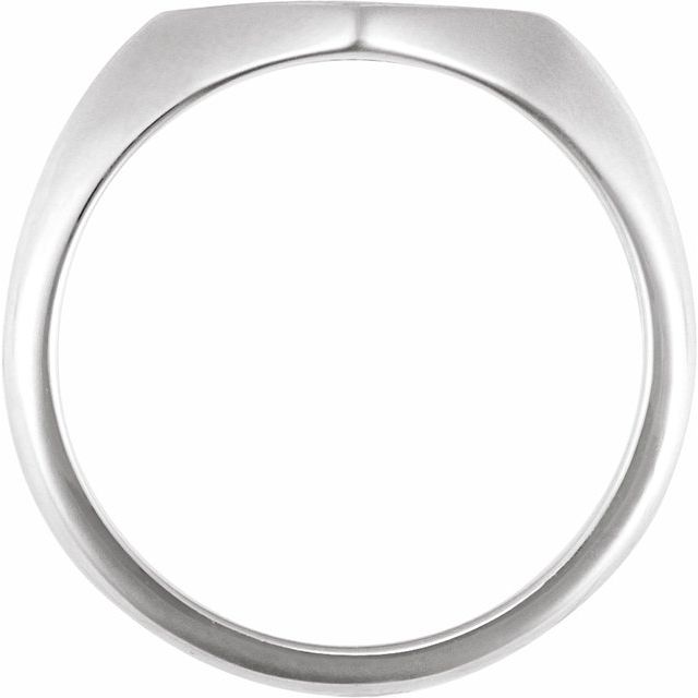 Geometric Signet Ring view 2