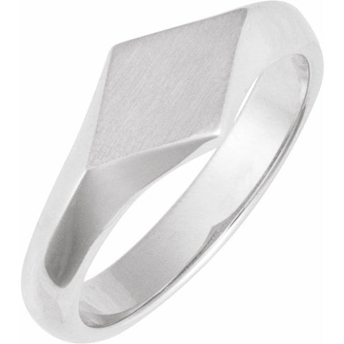 Geometric Signet Ring