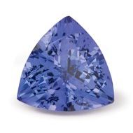Specific 4.25 ct trillion cut blue-violet tanzanite, Stuller SKU 500106501