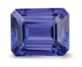 6.58 ct emerald cut blue tanzanite, Stuller SKU 541984
