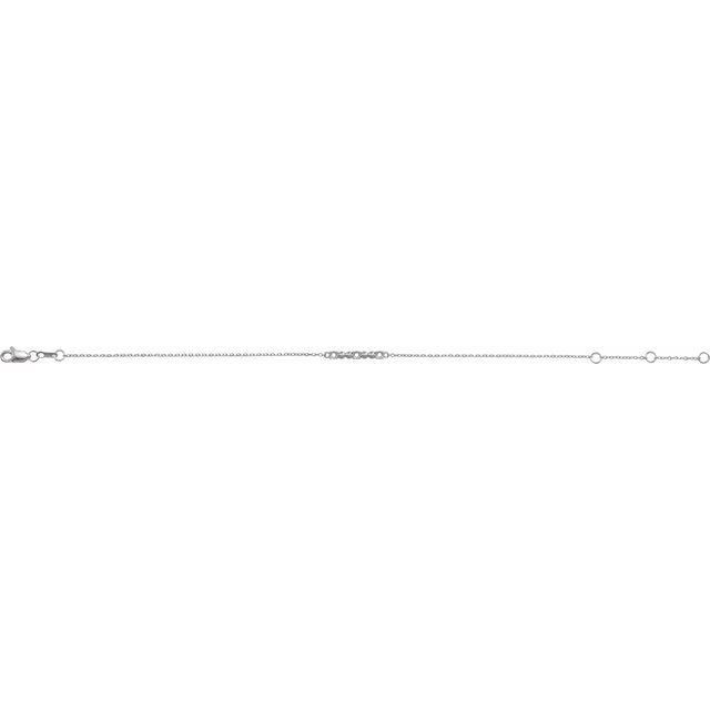 Custom turquoise beaded bar bracelet in sterling silver