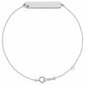 Natural Aquamarine Geometric Bracelet