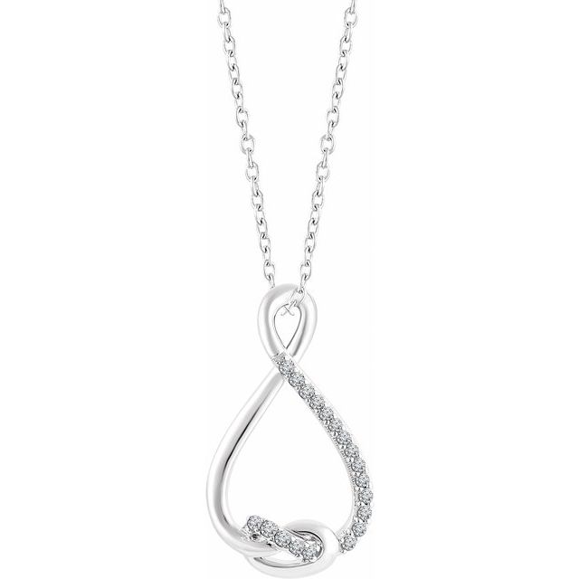 Natural Diamond Freeform Necklace