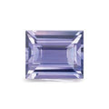 Exact 1.12 ct natural Purple Sapphire Straight Baguette gemstone