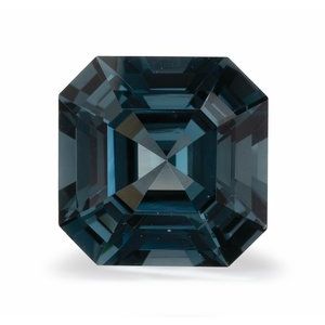Exact 1.14 ct natural Blue Spinel Asscher gemstone