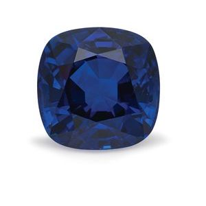 Exact 5.09 ct Natural Blue Cushion Sapphire, cushion, faceted