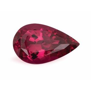 Exact 3.14 ct Natural Red Pear Spinel, pear, faceted