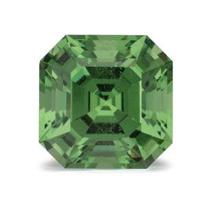 Earthborne ONE of ONE — exact 4.00 ct natural mint green Asscher garnet