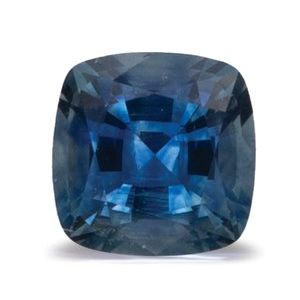 Exact 0.53 ct natural Blue Sapphire Cushion gemstone