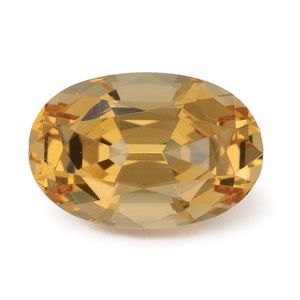 Exact 1.17 ct natural Golden Topaz Oval gemstone