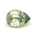 Exact 0.50 ct natural Green Sapphire Pear gemstone