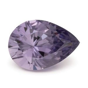 Exact 0.64 ct natural Purple Sapphire Pear gemstone