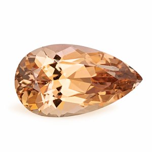 Exact 1.10 ct natural Bi-Color Zoisite Pear gemstone