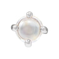Natural Rainbow Moonstone Cabochon Pendant