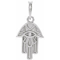 Sterling silver Hamsa pendant