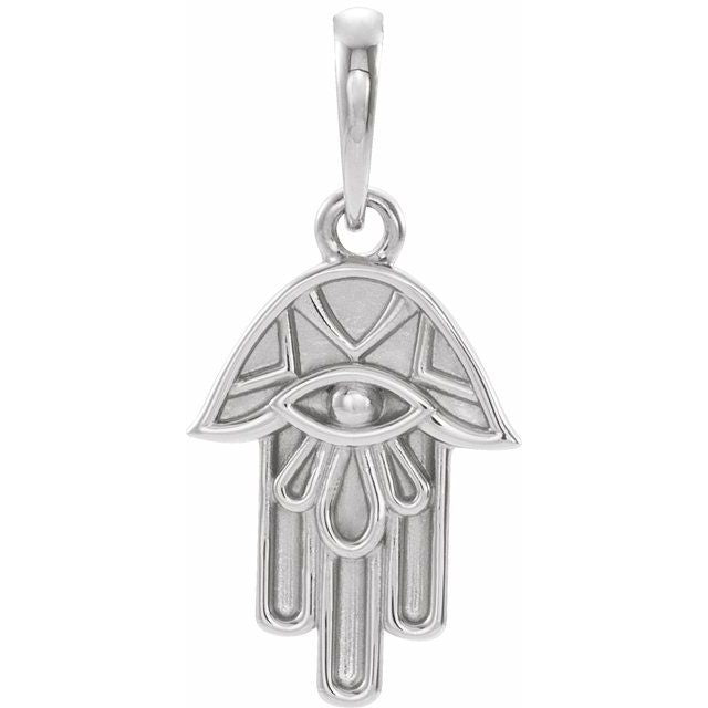 Sterling silver Hamsa pendant