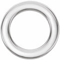 Sterling silver circle slide pendant
