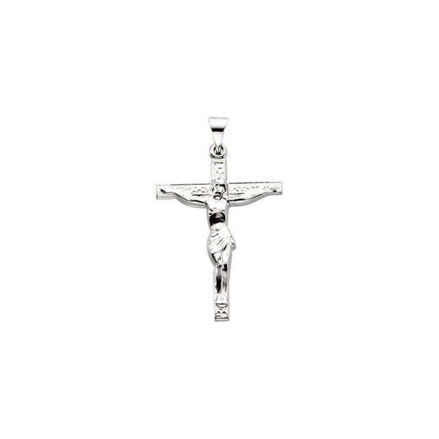 Sterling silver crucifix pendant